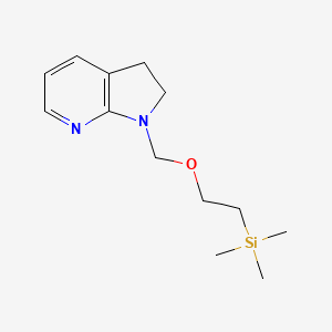 2-(2,3-Dihydropyrrolo[2,3-b]pyridin-1-ylmethoxy)ethyl-trimethylsilane