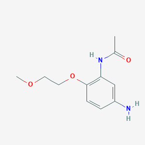 N-[5-amino-2-(2-methoxyethoxy)phenyl]acetamide