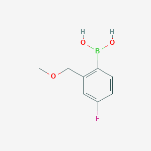 molecular formula C8H10BFO3 B1387568 4-Fluoro-2-(methoxymethyl)phenylboronic acid CAS No. 946607-86-9