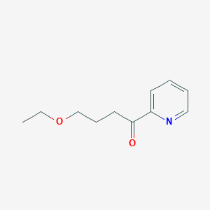 4-Ethoxy-1-(pyridin-2-YL)butan-1-one