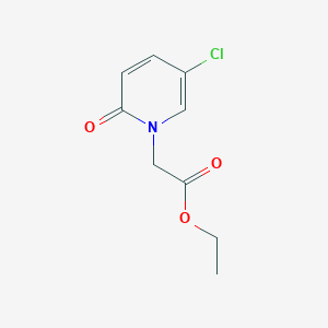 molecular formula C9H10ClNO3 B13875705 Ethyl 2-(5-chloro-2-oxopyridin-1-yl)acetate 