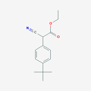 molecular formula C15H19NO2 B13875711 Ethyl 2-(4-tert-butylphenyl)-2-cyanoacetate 