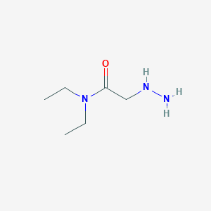 molecular formula C6H15N3O B13875724 N,N-diethyl-2-hydrazinylacetamide 