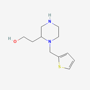 B1387576 2-[1-(2-Thienylmethyl)-2-piperazinyl]ethanol CAS No. 1201633-50-2