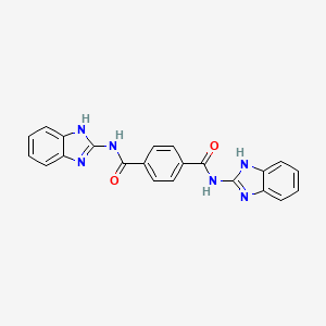 1-N,4-N-bis(1H-benzimidazol-2-yl)benzene-1,4-dicarboxamide