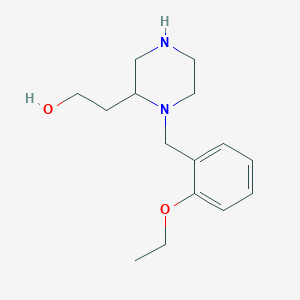 B1387579 2-[1-(2-Ethoxybenzyl)-2-piperazinyl]ethanol CAS No. 1201633-47-7