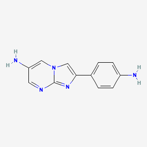 2-(4-Aminophenyl)imidazo[1,2-a]pyrimidin-6-amine