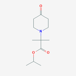 1-Methylethyl 2-methyl-2-(4-oxo-1-piperidinyl)propanoate