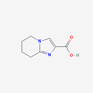 molecular formula C8H10N2O2 B1387588 5,6,7,8-四氢咪唑并[1,2-a]吡啶-2-羧酸 CAS No. 917364-11-5