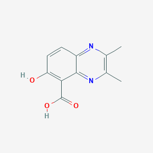 6-Hydroxy-2,3-dimethylquinoxaline-5-carboxylic acid