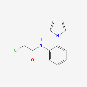 2-chloro-N-(2-pyrrol-1-ylphenyl)acetamide