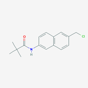 N-[6-(Chloromethyl)naphthalen-2-yl]-2,2-dimethylpropanamide