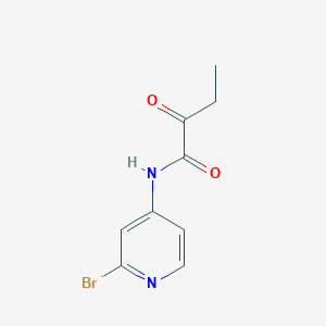 N-(2-bromo-pyridin-4-yl)-2-oxo-butyramide