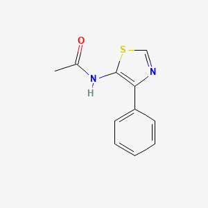 molecular formula C11H10N2OS B13876005 N-(4-phenyl-1,3-thiazol-5-yl)acetamide 