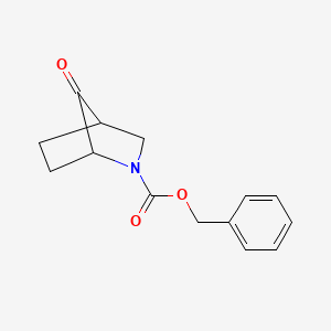 molecular formula C14H15NO3 B1387603 N-Cbz-2-azabicyclo[2.2.1]heptan-7-one CAS No. 860265-68-5