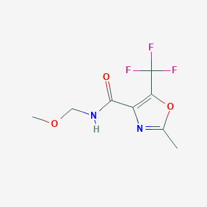 N-(methoxymethyl)-2-methyl-5-(trifluoromethyl)-1,3-oxazole-4-carboxamide