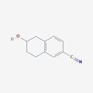 6-Hydroxy-5,6,7,8-tetrahydronaphthalene-2-carbonitrile