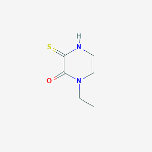 4-ethyl-2-sulfanylidene-1H-pyrazin-3-one