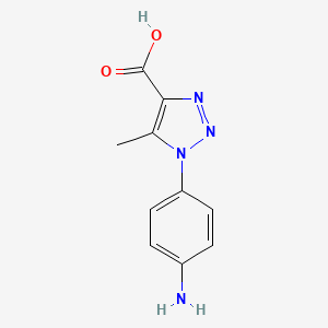 1-(4-aminophenyl)-5-methyl-1H-1,2,3-Triazole-4-carboxylic acid