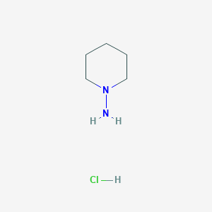 molecular formula C5H13ClN2 B138761 N-Aminopiperidine hydrochloride CAS No. 63234-70-8