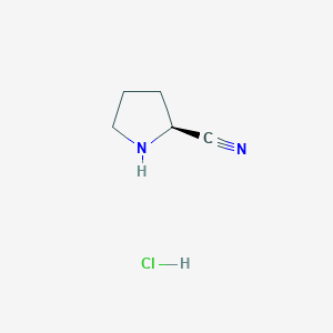 molecular formula C5H9ClN2 B1387611 (S)-Pyrrolidine-2-carbonitrile hydrochloride CAS No. 65732-69-6