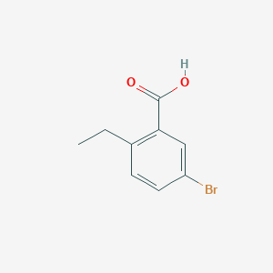 molecular formula C9H9BrO2 B1387613 5-溴-2-乙基苯甲酸 CAS No. 439937-55-0