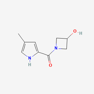 (3-hydroxyazetidin-1-yl)-(4-methyl-1H-pyrrol-2-yl)methanone