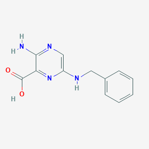 3-Amino-6-(benzylamino)pyrazine-2-carboxylic acid