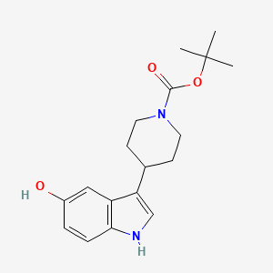 molecular formula C18H24N2O3 B13876247 Tert-butyl 4-(5-hydroxy-1H-indol-3-YL)piperidine-1-carboxylate 