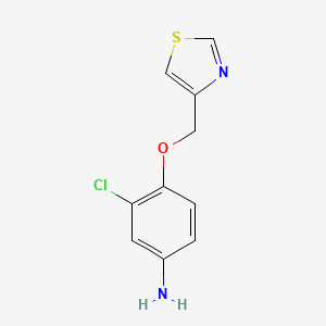 3-Chloro-4-[(1,3-thiazol-4-yl)methoxy]aniline