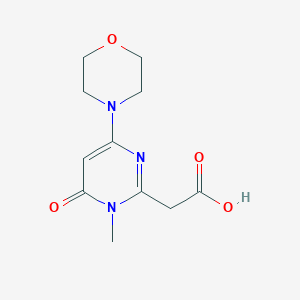 2-(1-Methyl-4-morpholin-4-yl-6-oxopyrimidin-2-yl)acetic acid