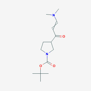 Tert-butyl 3-[3-(dimethylamino)prop-2-enoyl]pyrrolidine-1-carboxylate