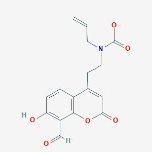 N-[2-(8-formyl-7-hydroxy-2-oxochromen-4-yl)ethyl]-N-prop-2-enylcarbamate