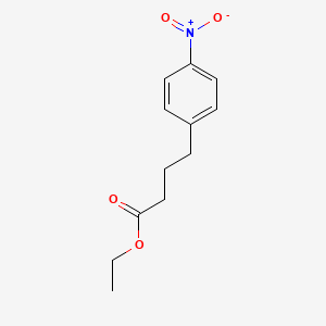 molecular formula C12H15NO4 B13876387 Ethyl 4-(4-nitrophenyl)butanoate 