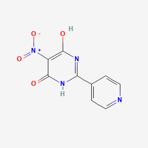 5-Nitro-2-(pyridin-4-yl)pyrimidine-4,6-diol