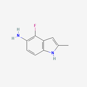 B1387644 4-Fluoro-2-methyl-1H-indol-5-amine CAS No. 398487-76-8