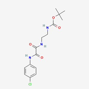 tert-butyl N-[2-[[2-(4-chloroanilino)-2-oxoacetyl]amino]ethyl]carbamate