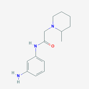 N-(3-Aminophenyl)-2-(2-methylpiperidin-1-YL)acetamide