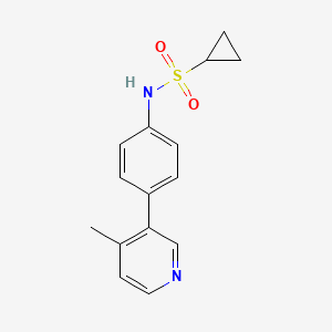 N-[4-(4-methylpyridin-3-yl)phenyl]cyclopropanesulfonamide