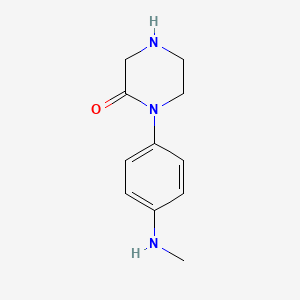 1-(4-(Methylamino)phenyl)piperazin-2-one