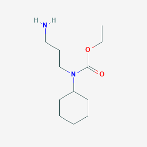 ethyl N-(3-aminopropyl)-N-cyclohexylcarbamate