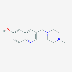 3-[(4-Methylpiperazin-1-yl)methyl]quinolin-6-ol