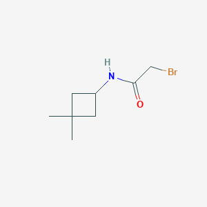 2-bromo-N-(3,3-dimethylcyclobutyl)acetamide