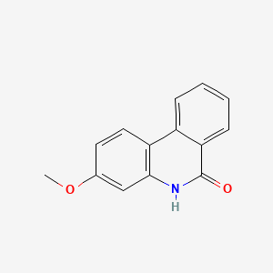 molecular formula C14H11NO2 B13876532 3-methoxy-5H-phenanthridin-6-one 