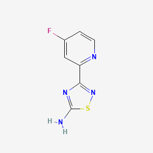 3-(4-Fluoropyridin-2-yl)-1,2,4-thiadiazol-5-amine