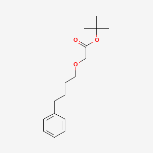 molecular formula C16H24O3 B13876565 Tert-butyl 2-(4-phenylbutoxy)acetate 