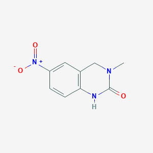 3-Methyl-6-nitro-3,4-dihydroquinazolin-2(1H)-one