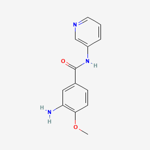 3-Amino-4-methoxy-N-pyridin-3-ylbenzamide