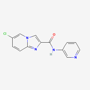 6-chloro-N-(pyridin-3-yl)imidazo[1,2-a]pyridine-2-carboxamide