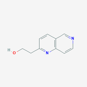 molecular formula C10H10N2O B13876683 2-(1,6-Naphthyridin-2-yl)ethanol 